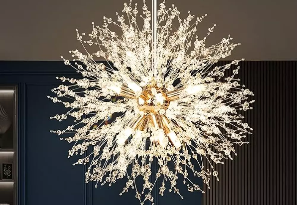 ceiling flush mount crystal chandelier