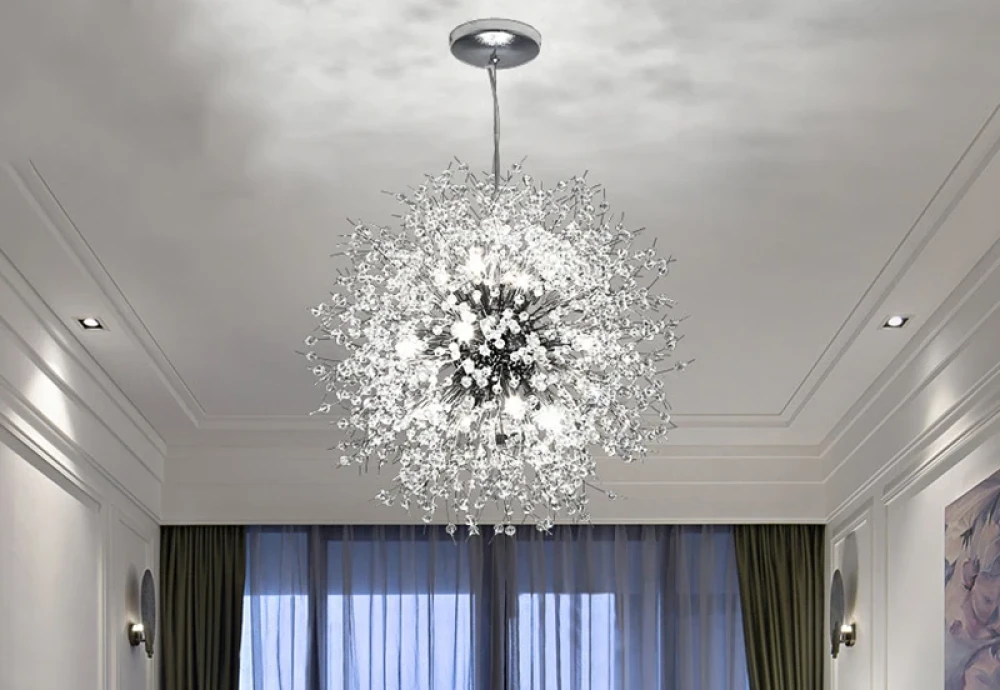 large globe chandelier