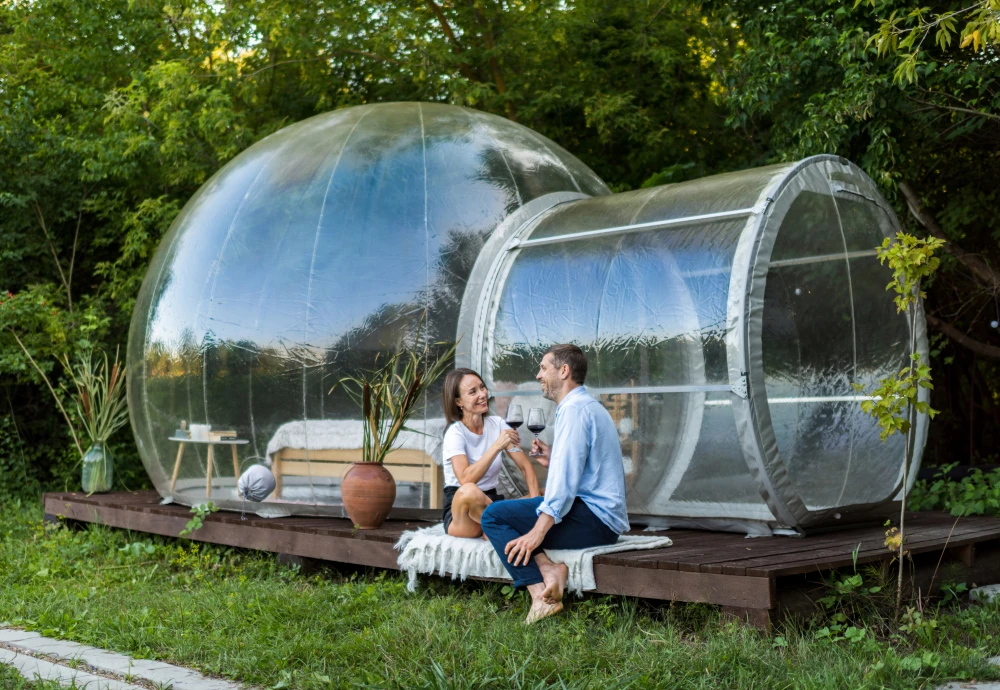 invisible bubble tent